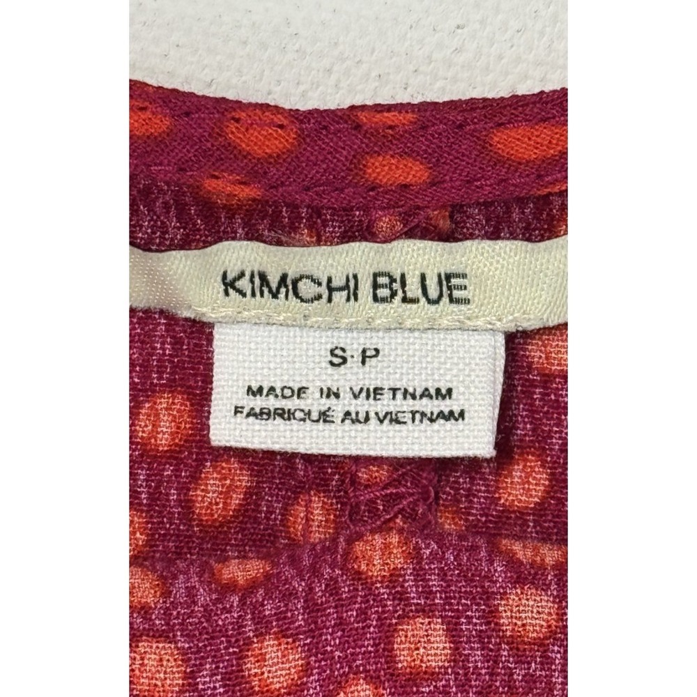 Kimchi Blue Mini Dress Small Red Polka Dot Tie Back Slip Dress Vintage‎ Inspired - Picture 9 of 12